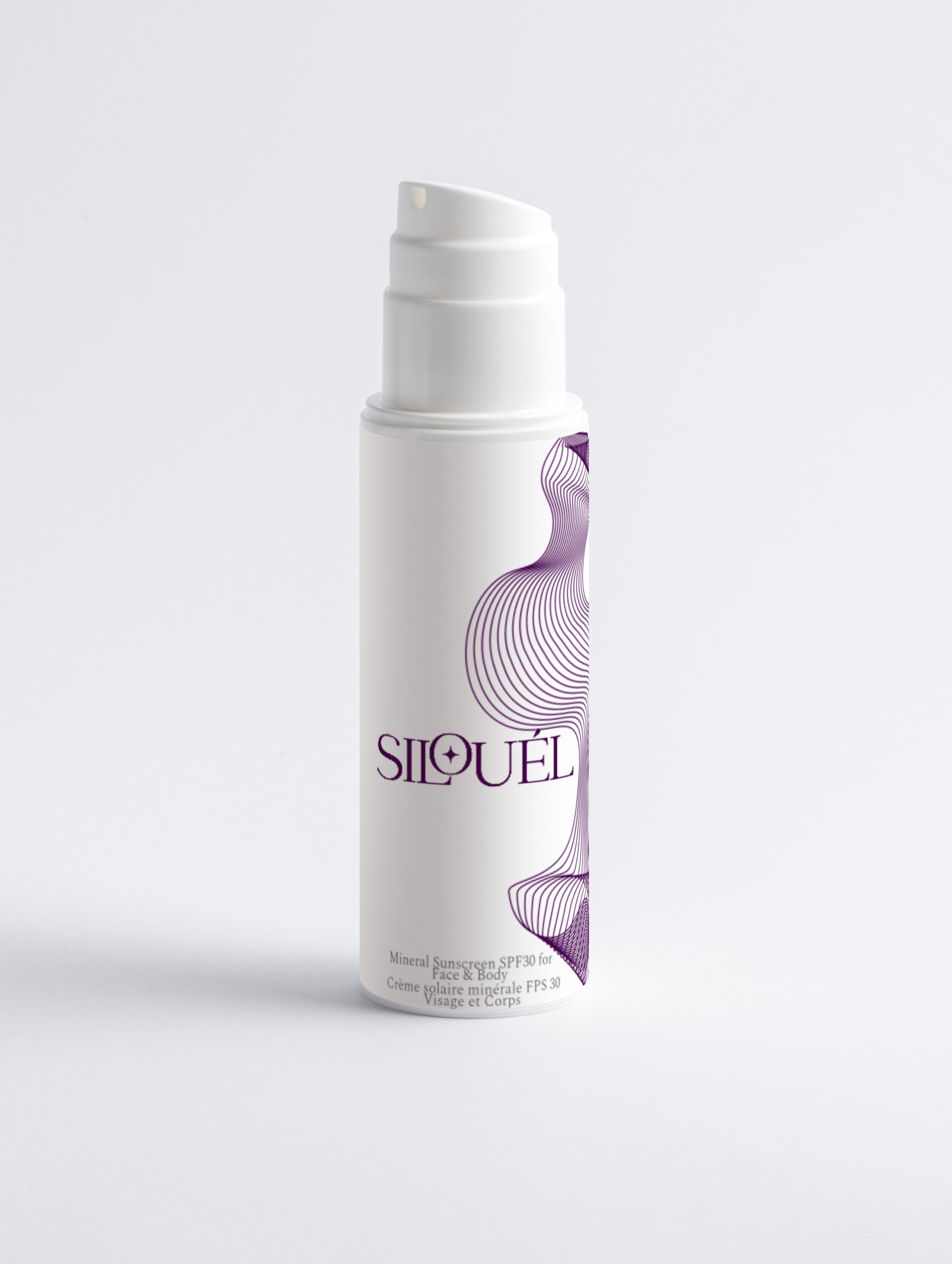 Mineral Sunscreen SPF30 for Sensitive Skin Broad-Spectrum UVA/UVB Face & Body Protection ,Vegan & No White Cast