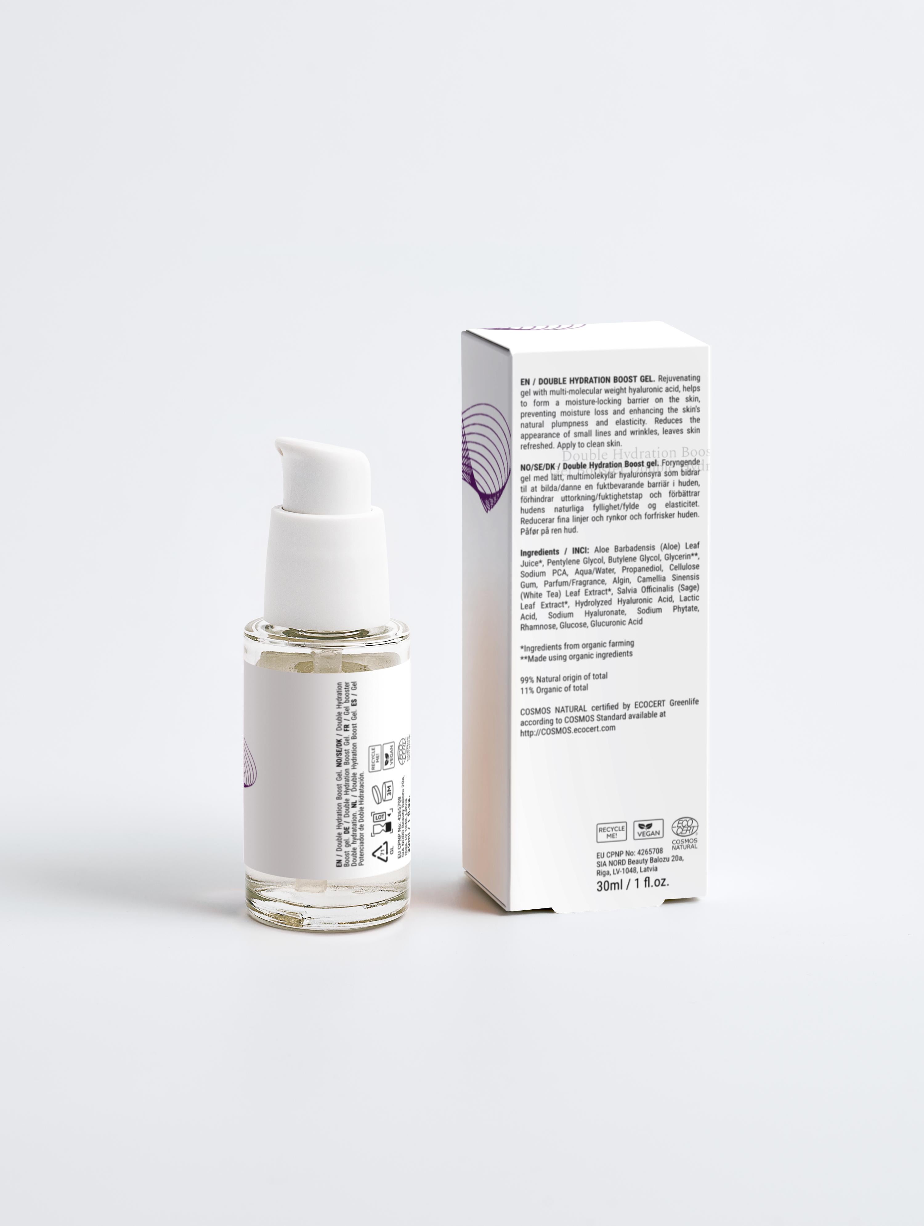 Double Hydration Boost Gel with Hyaluronic Acid & Sodium PCA