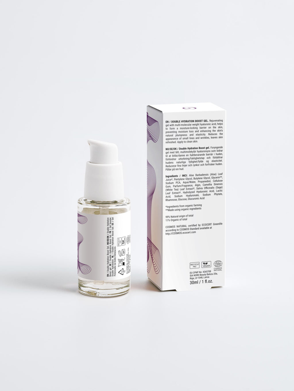 Hydrating Gel for Dehydrated & Mature Skin  with Hyaluronic Acid & Sodium PCA to Plump Fine Lines & Restore Skin Barrier
