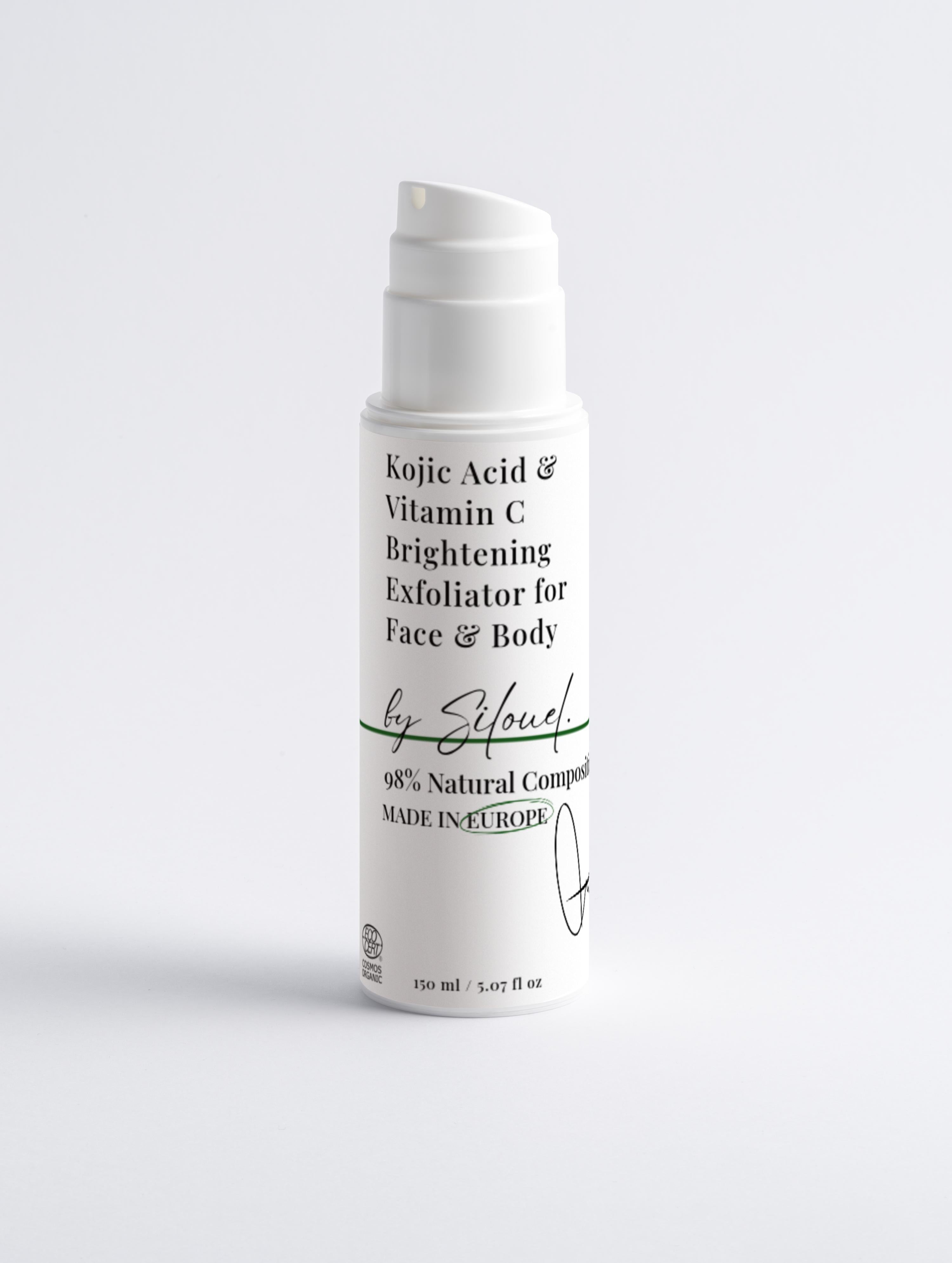Kojic Acid & Vitamin C Brightening Exfoliator for Face & Body