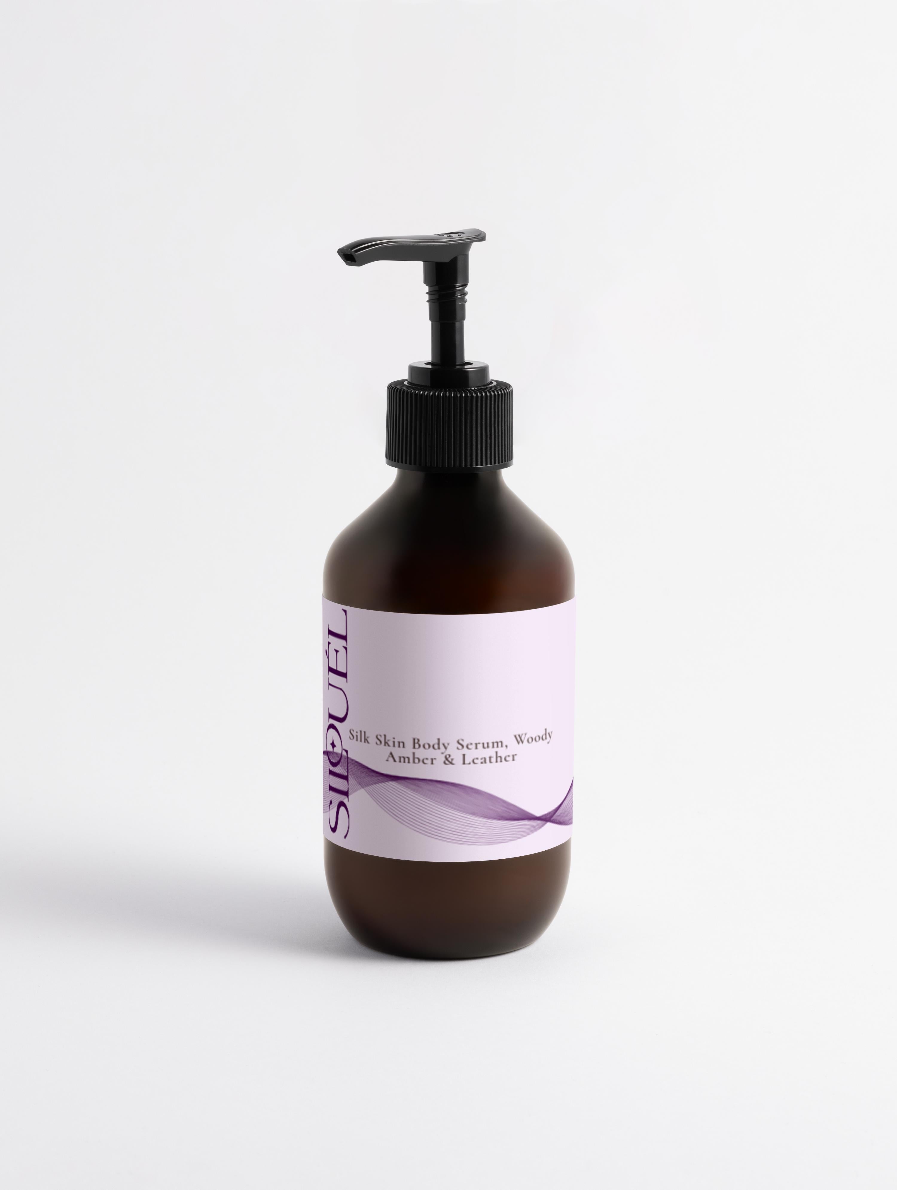 Silk Skin Body Serum, Woody Amber & Leather