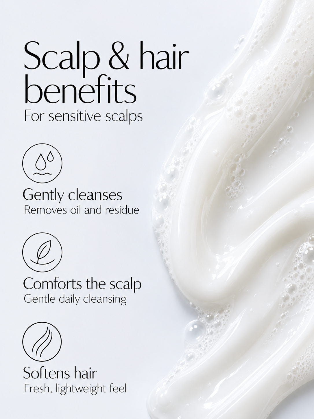 Sensitive Molecular Volume Shampoo