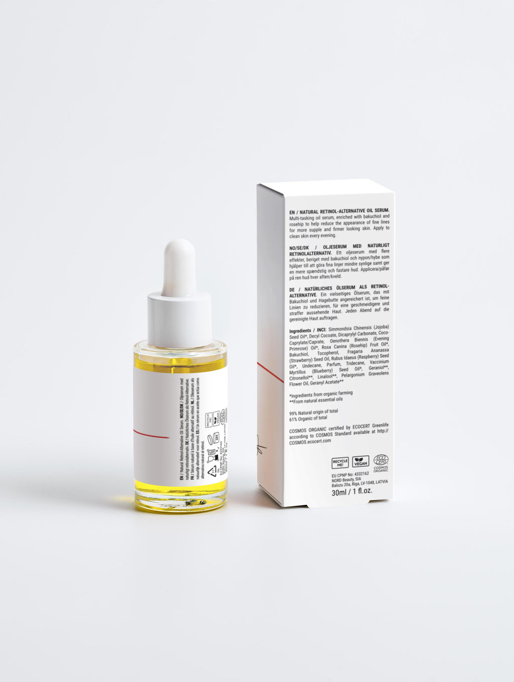 Natural Retinol Alternative Oil Serum with Bakuchiol
