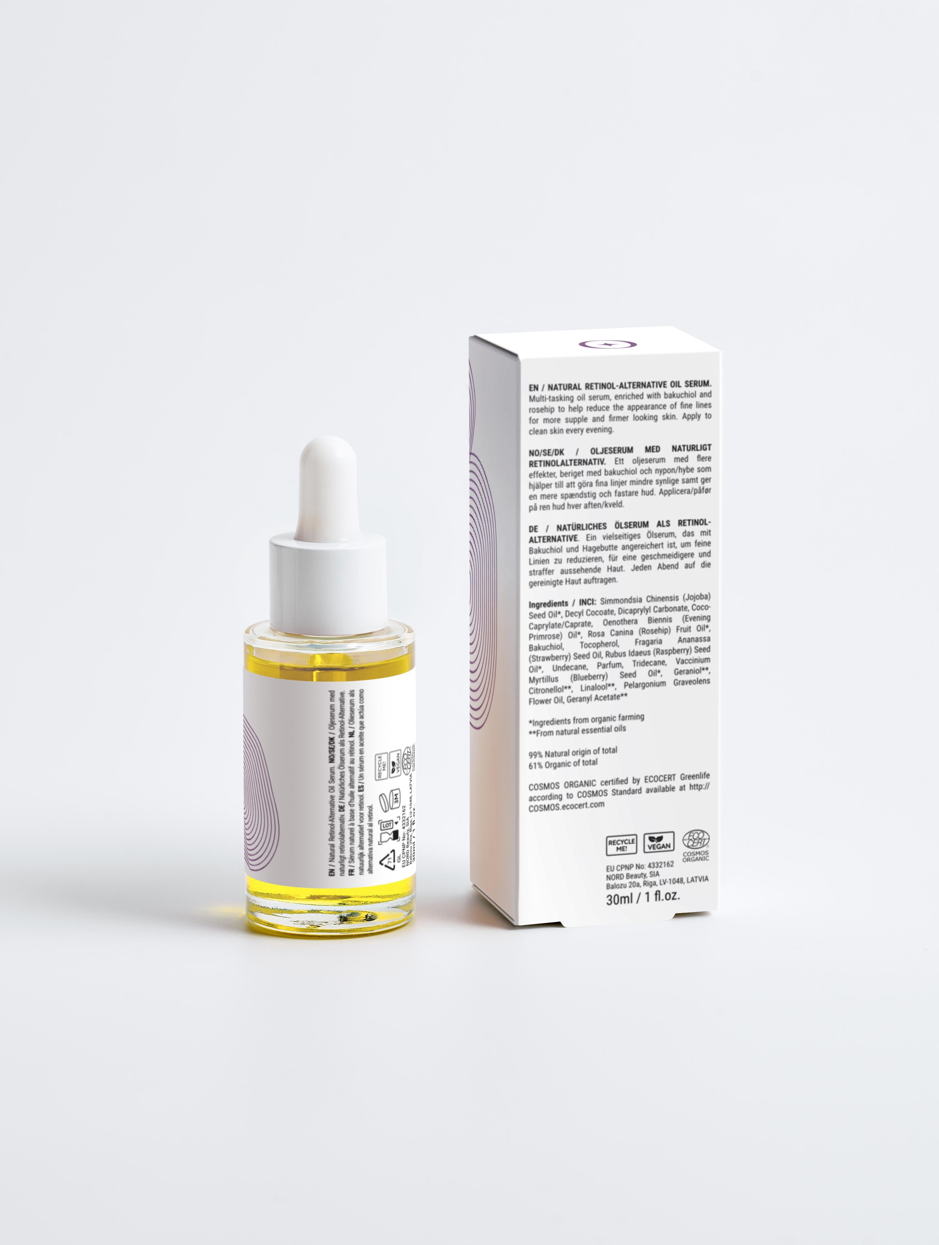 Natural Retinol Alternative Oil Serum: Bakuchiol for Youthful Glow & Elasticity