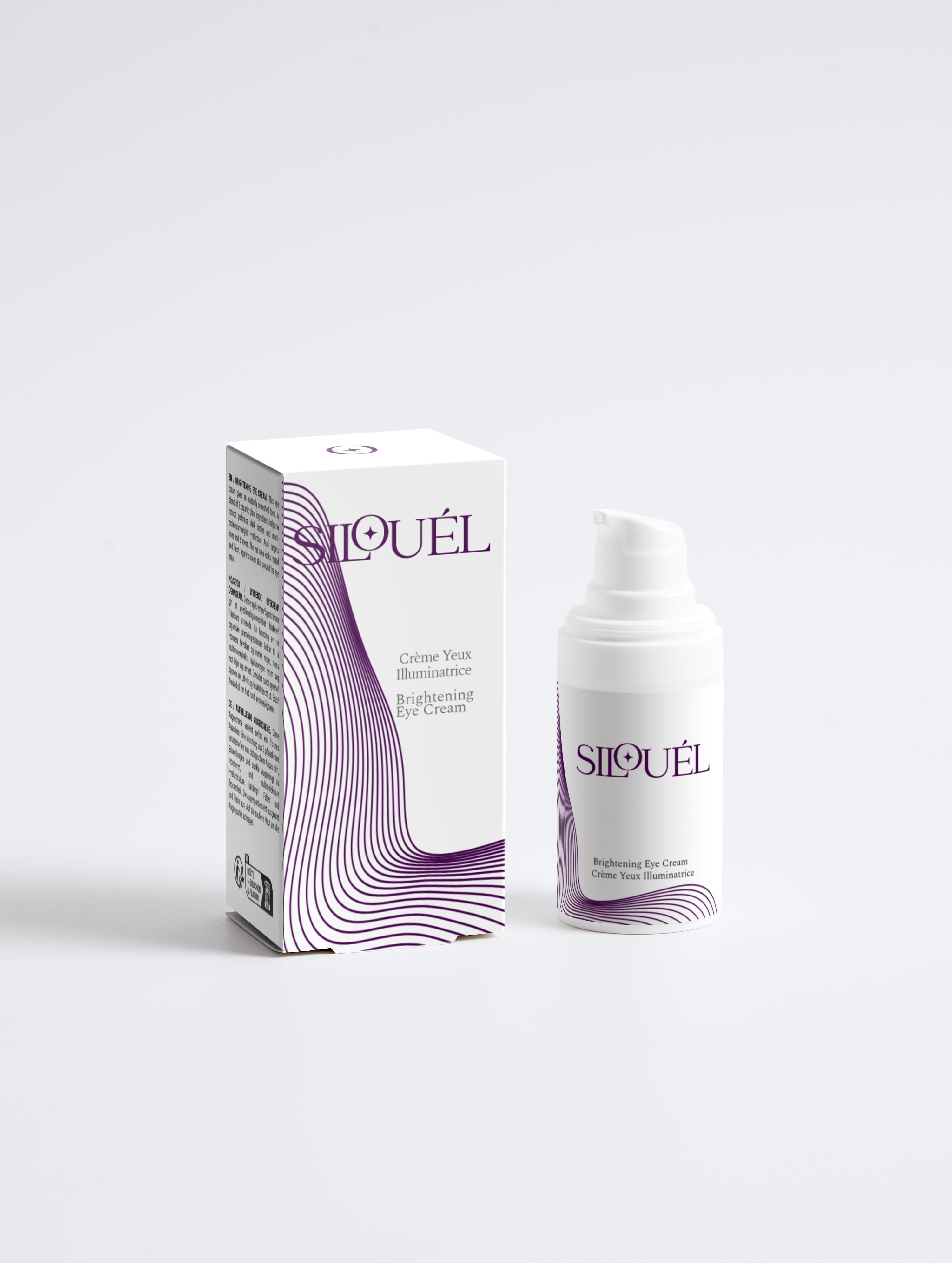 Brightening Eye Cream for Dark Circles, Puffiness & Fine Lines  with Hyaluronic Acid & Shea Butter
