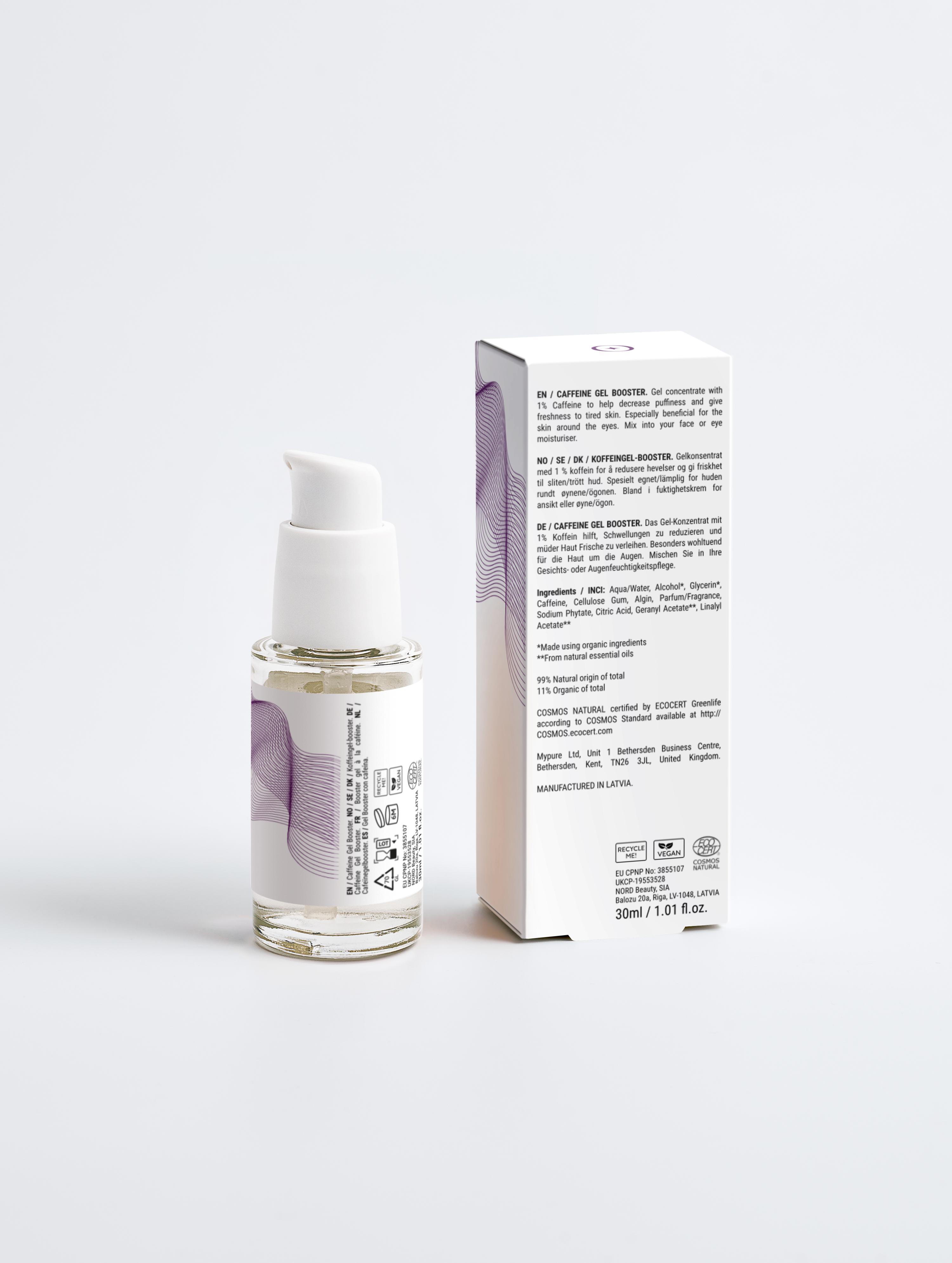 Caffeine Gel Booster: Revitalization & Puffiness Reduction