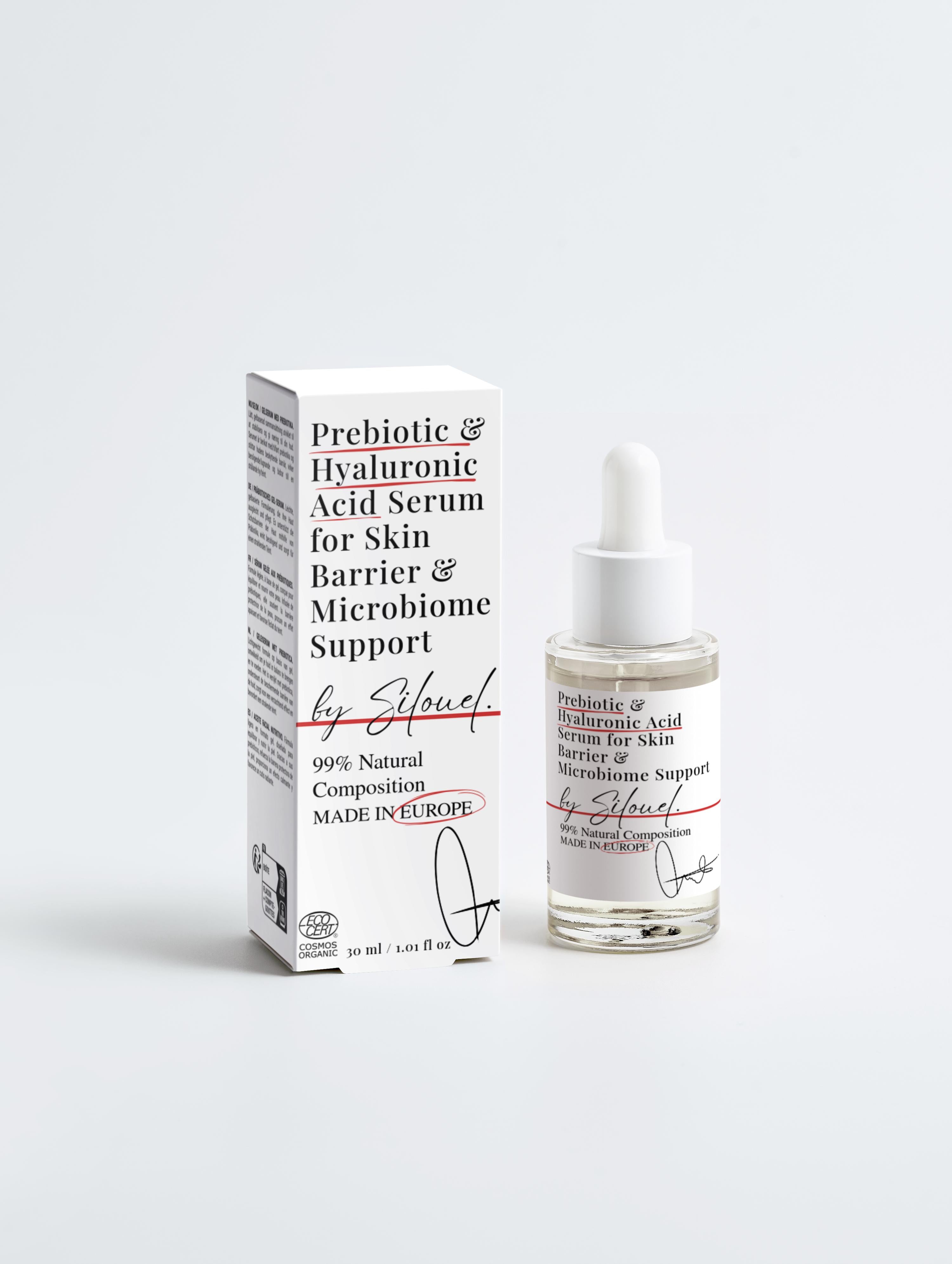 Prebiotic & Hyaluronic Acid Serum for Skin Barrier & Microbiome Support