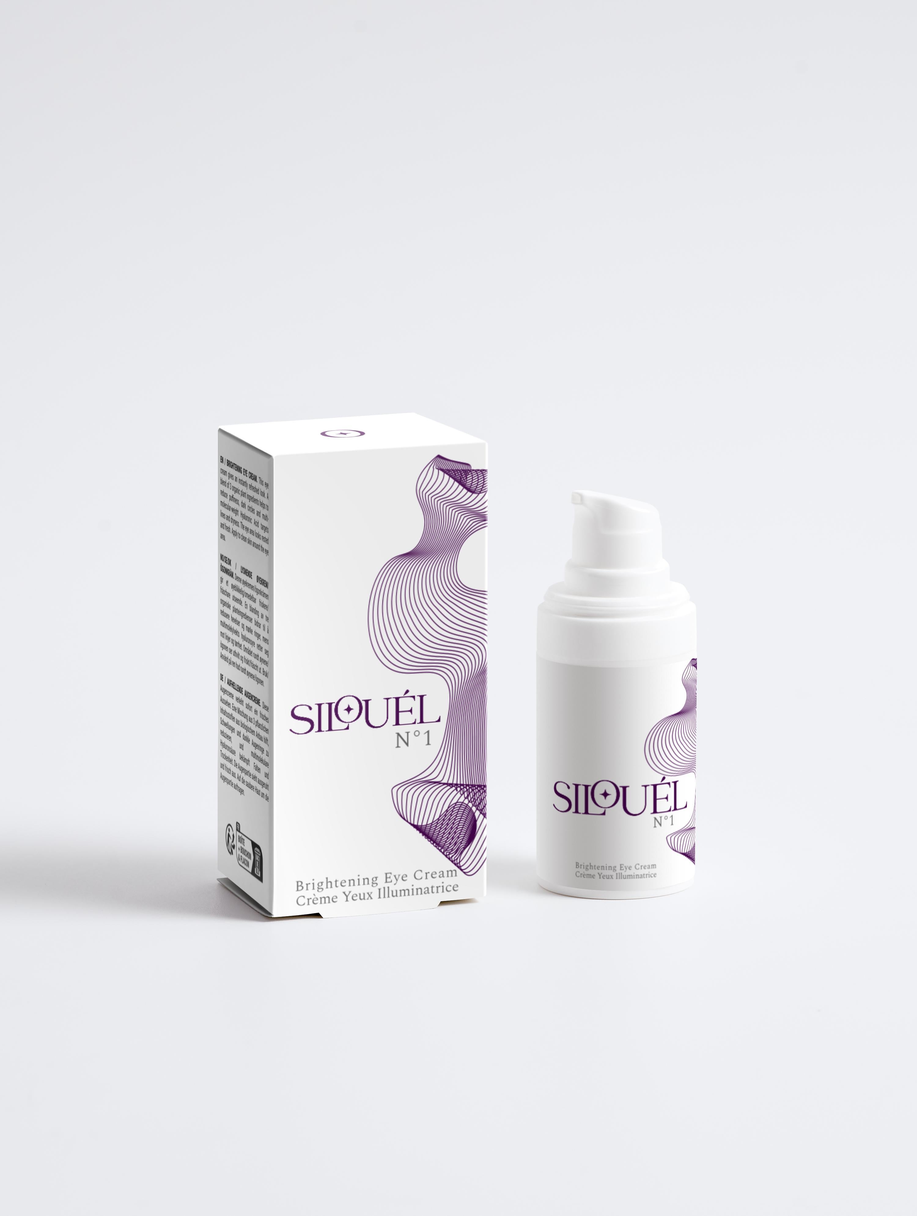 Brightening Eye Cream for Dark Circles, Puffiness & Fine Lines with Hyaluronic Acid & Shea Butter