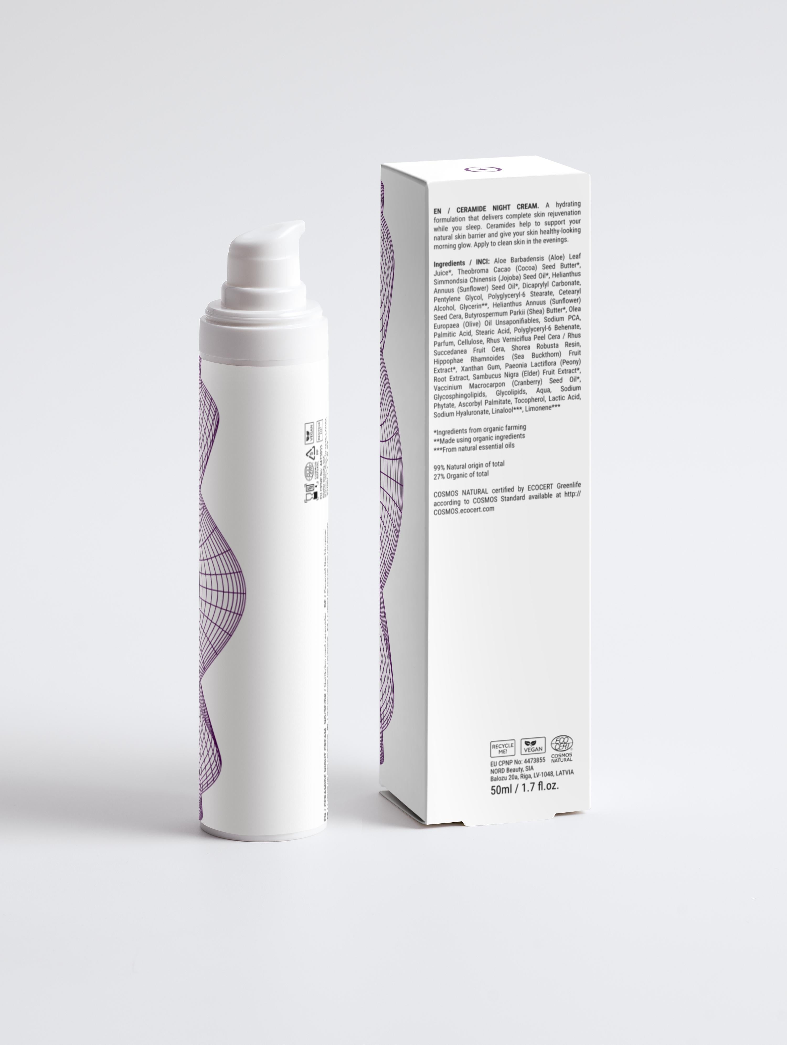Ceramide Hydrating Night Cream: Overnight Skin Renewal & Barrier Support